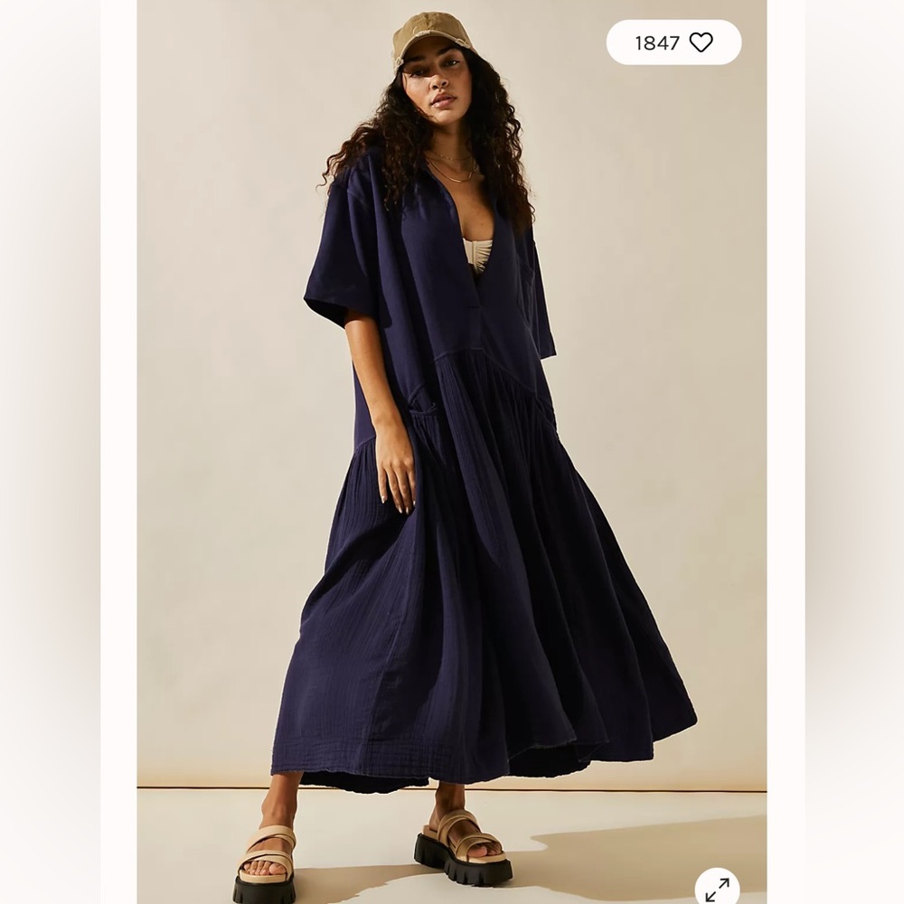NWT Free People Beach Boho Neoma Maxi Dress Size XS/S